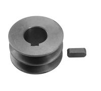 1 Uds. Poleas De Ranura En V De Hierro Fundido Polea De Doble Ranura OD 110MM Polea De Correa En V(30-8)