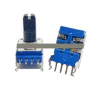 1 Uds potenciómetro de Control de volumen Horizontal B10K medio eje 12MM 4 pines S650 controlador de rueda deslizante PSR-S950