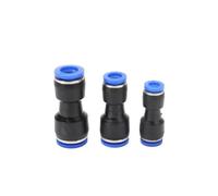 1 Uds PU PG azul conector neumático de empuje 4mm 6mm 8mm 10mm 12mm 14mm(16MM)