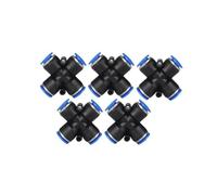 1 Uds PU/PY/PV/PZA/PE 4mm 6mm 8mm 10mm 12mm 14mm acoplamiento de manguera de empuje(5PCS PZA,4mm)