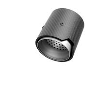 1 Uds Punta De Escape De Fibra De Carbono Para M2 M3 M4 M135i M235i M140i M240i M335i M340i M435i Punta De Silenciador Trasero QAQMHVCVB(Silver Matte in63mm)