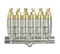 1 Uds R355 551 R353 R352 R35 distribuidor de aceite volumétrico de detective válvula separadora de lubricación colector de lubricante 5 salidas 0.2CC 0.3CC(R356(6 outlets),0.4CC)