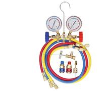 1 Uds R404A R134a AC conjunto de manómetro de diagnóstico aire acondicionado refrigerante fluoruro mesa de presión medidor probador Hardware industria(TOOL01SET)
