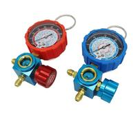 1 Uds R410A 800/500PSI medidor de colector de refrigerante manómetro válvula medidor de presión herramienta de aire acondicionado con visual for R12 R502 R22 R410A(Low)