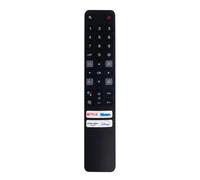 1 Uds RC901V FMR1 FMR8 Control Remoto de TV de Voz Inteligente for TCL RC901V FAR1 inalámbrico RF Netflix botón de Red Android 4K Smart TV(RC901V FAR1)