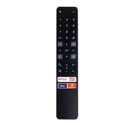 1 Uds RC901V FMR1 FMR8 Control Remoto de TV de Voz Inteligente for TCL RC901V FAR1 inalámbrico RF Netflix botón de Red Android 4K Smart TV(RC901V FMR8)