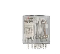 1 Uds relé intermedio pequeño de alta potencia electromagnético CR-MX024DC4L CR-MX230AC4L MY4NJ DC12V DC24V AC110V AC220V 14 pies(CR-MX012DC4L DC12V)