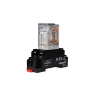 1 Uds relé intermedio RXM2LB/4LB 2F7 pequeño 2AB/4AB AC110/120V(8 pin relay AC230V coil base 5A)