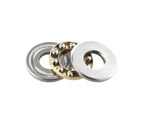 1 Uds. Rodamiento de bolas de empuje Mini tres en uno F2-6M F3-8M F4-10M F5-10M F6-12M F7-17M rodamiento de bolas de empuje de Metal(F2.5-6M 2.5X6X3)