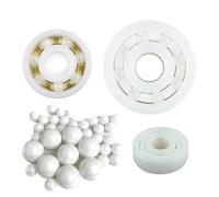 1 Uds rodamiento Zro2 Zirconia rodamiento rígido de bolas en miniatura de cerámica completa 692 693 694 695 696 697 698 699CE(Full Ceramic,697 7X17X5)