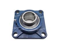 1 Uds. Rodamientos con bloque de almohada, rodamientos 207, carcasa cuadrada, rodamientos de almohada con brida de 4 pernos