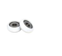 1 Uds. Rodillos guía redondos de nailon 8x30x11mm BSR60830-11 poleas recubiertas POM 30mm rueda asiento máquina remo 8 * 30 * 11 rodamientos plástico(1Pcs,8x30x10mm)