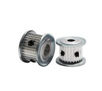 1 Uds S2M 20~38T polea de dientes tipo D orificio 5 * 4,5/6 * 5,5/8 * 7/8 * 7,5/10 * 9mm ancho 7/11mm polea de alto par(8x7.5mm,1Pc-20T,11)