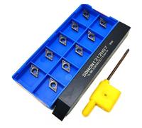1 Uds SDNCN1212H07 herramienta de torneado de carburo barra de perforación soporte de herramientas de torneado con 10 Uds DCMT070204 PC9030 insertos de carburo inserto de torneado CNC