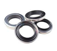 1 Uds. Sello de aceite de labio PTFE con carcasa de acero inoxidable tornillo de labio doble compresor de aire piezas de repuesto ID x OD x altura 8x18x6~26x42x10mm(22x40x10mm)