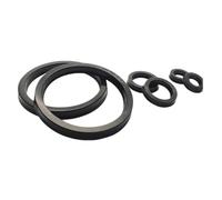 1 Uds. Sellos NBR U/Y, anillo de sello de aceite hidráulico, sello de goma en forma de Y, a prueba de calor/aceite/polvo(180X200X12 1Pcs)