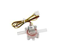1 Uds. Sensor Hall transparente de 2 puntos interfaz de 1/4 pulgadas medidor de flujo de agua impulsor dispensador de agua medidor de flujo de pulso