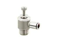 1 Uds SL4/6/8/10/12mm totalmente de cobre niquelado enchufe rápido tráquea cilindro neumático válvula de velocidad válvula de acelerador rosca externa(SL8-04)