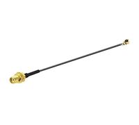 1 Uds SMA a IPX Pigtail Jumper RP SMA Hembra a U.FL IPX 1 RG178 RF1.13 Adaptador de Cable coaxial for Antena del enrutador WiFi 5cm 15cm 30cm(SMAK-IPX1-1.13,Length-15cm)