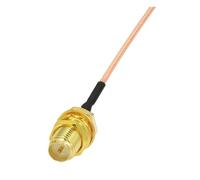 1 Uds SMA a IPX Pigtail Jumper RP SMA Hembra a U.FL IPX 1 RG178 RF1.13 Adaptador de Cable coaxial for Antena del enrutador WiFi 5cm 15cm 30cm(RPSMAK-IPX1-178,Length-10cm)