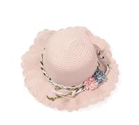 1 Uds. Sombreros de verano sombrero ala ancha flores paja informal con bolso hombro gorras sombrilla viaje for el sol y la playa Para mujer(Color 3)
