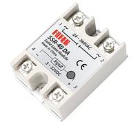 1 Uds SSR-40DA 10DA 25DA 40DA 50DA 60DA 70DA 80DA 100DA módulo de relé estado sólido 3-32V entrada CC 24-380VAC 10A-100A(SSR-90DA)