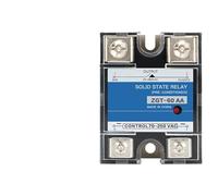 1 Uds SSR-60AA 80AA 100AA relé monofásico AC Control AC 70-280VAC a 24-480V disipador de calor 60A 80A 100A AA relé de estado sólido(Heat Sink)