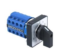 1 Uds SZW26/LW26-20/0-8,4 20A 4 polos 16 terminales 64X64 Mm 48X48 Mm montaje en Panel interruptor de cambio de cámara interruptores de marcha atrás(0-8.4 64X64mm)