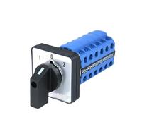 1 Uds SZW26/LW26-20 6 fases 24 tornillos 20A 660V 64X64 48X48mm Panel interruptor giratorio de transferencia Universal interruptor de Control de cambio(D606.6 1 0 2 64X64mm)