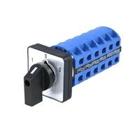 1 Uds SZW26/LW26-25 3 posiciones 6 fases 24 terminales tornillo 660V 25A 48x48Mm Panel Selector Control interruptor de cámara de cambio giratorio