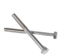 1 Uds tapa de cabeza hexagonal medio hilo tornillo externo 304 acero inoxidable M6 M8 M10 M12 M14 M16 M18 M20 sujetador de accionamiento hexagonal(M10x170mm)