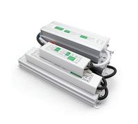 1 Uds. Transformador de iluminación LED, fuente de alimentación 12V 24V, controlador LED de 12V, 12 Uds. Transformador impermeable de tira de luz IP67 de 24V voltios(50W,12V)