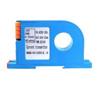 1 Uds. Transmisor de Sensor de corriente Entrada de salida 0-10V 4-20mA convertidor de transductor de salida DC24V potencia 22mm(DC0-20mA,100A)