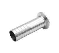 1 Uds Tri abrazadera espiga for manguera tipo largo longitud 100 150 200mm 304 Acero inoxidable sanitario OD19 25 32 38 45 51mm accesorio de tubería Homebrew