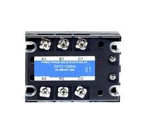 1 Uds trifásico 120A 150A 200A DA trifásico SSR DC Control AC relé de estado sólido SSR 3-32V DC a 24-480V AC(150DA)