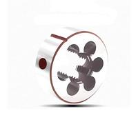 1 Uds. Troquel de rosca mano derecha izquierda troquel redondo métrico HSS roscado herramientas de corte de Metal M12 M13 M14(M13X1.75)