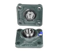 1 Uds UCF201/UCF202/UCF203/UCF204/UCF205 carcasa 4 perno montado rodamiento diámetro cuadrado brida bloque de almohada(UCF204 20mm)