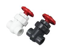 1 Uds UPVC ID 20/25/32/40/50mm válvula de compuerta Control flujo interruptor PVC bola for riego jardín acuario AC230V)