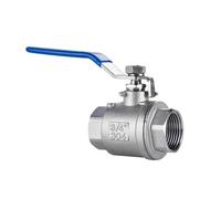 1 Uds. Válvula de bola acero inoxidable 304 cable interno 2P 4/6 interruptor distribución agua(1-1/2")