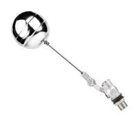 1 Uds Válvula De Bola Flotante Ajustable, Válvula De Flotador Extendida De Acero Inoxidable 304 De 1/2 ", Controlador De Nivel De Agua For Torres De Tanques De Agua(1/2" 3cm)