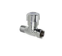 1 Uds. Válvula de conector de rosca macho de 1/2 ", tubería doméstica, manguera de cocina y baño(Female to female 1I2)