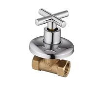 1 Uds. Válvula de grifo agua fría for ducha baño, bañera cobre 1/2 ''y 3/4'', accesorio ángulo oculto un solo mango(A)