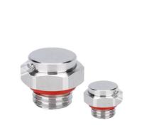 1 Uds. Válvula de ventilación de aire impermeable de acero inoxidable 304 M5 M6 M8 M10 M12 tornillo en tapón protector respiradero de Metal(M5X0.8)