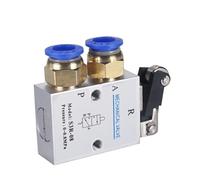 1 Uds válvula mecánica S3R-M5 válvula mecánica de palanca de rodillo con M5 "BSPT M5 pulgadas 3 vías 2 posiciones(S3R-M5)