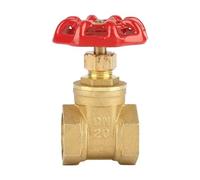 1 Uds válvulas de compuerta latón bidireccionales hembra a rosca DN15 20 25 interruptor válvula agua interno(5 Pcs,1-1/2")