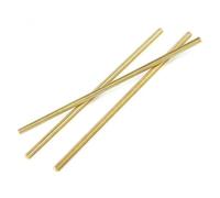 1 Uds varilla roscada de latón M2 .5 M3 M4 M5 M6 M8 M10 M12 M14 M16 barra perno 250mm 500mm sujetador rosca completa(M8,250mm)