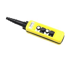 1 Uds XAC-A471 botón de viaje a prueba de lluvia interruptor de Control de grúa polipasto de cadena controlador de elevación colgante 4 botones amarillo