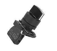 1 Uds XB5 2 engranajes 3 posiciones perilla de plástico Auto bloqueo reinicio Selector NC sin mango interruptor de botón 22mm AD33 AD21 ZB5(3Pin,3NO)