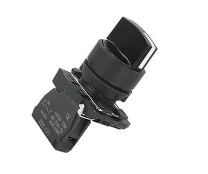 1 Uds XB5 2 engranajes 3 posiciones perilla de plástico Auto bloqueo reinicio Selector NC sin mango interruptor de botón 22mm AD33 AD21 ZB5(2,1NC)