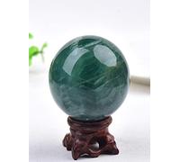 1 unid Bola de fluorita verde natural 200-500g Bola de masaje de globo pulido R Piedra Decoración del hogar Recuerdos exquisitos Regalos-Bola de fluorita verde_250-300g